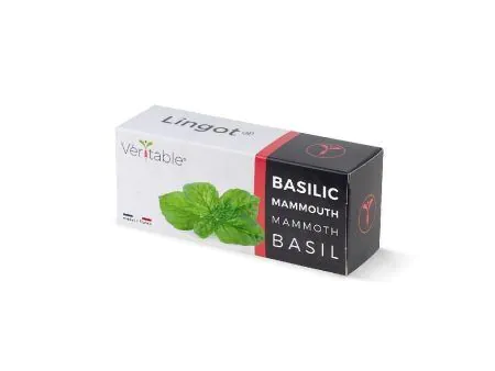 <p><strong>VERITABLE Lingot® Mammoth Basil Organic - Босилек Мамут</strong><br /><strong>• Покълване: </strong><span>1 седмица</span><br /><strong>• Първа реколта: </strong><span>4-5 седмици</span><br /><strong>• Реколта:</strong><span> 4-6 мес. </span><br /><strong>• Органични семена<br /></strong><strong>• 100 % биоразградим<br /></strong><strong>• 100 % компостируем<br /></strong><strong>• Състав: 70% кокосов торф; 30% торф; тор; семена;<br /></strong><strong>• НЕ СЪДЪРЖА ПЕСТИЦИДИ!<br /></strong><strong>• НЕ СЪДЪРЖА ГМО!<br /></strong><strong>За употреба с домашни градини VERITABLE®<br /></strong><strong>Производител: VERITABLE® / Франция<br /></strong><strong>Инструкции за отглеждане:</strong><span> </span><span style="color: #ff0000;">(Виж. ПРИКАЧЕНИ ФАЙЛОВЕ)</span></p><br />Марка: VERITABLE <br />Модел: VLIN-O10-Bas058<br />Доставка: 2-4 работни дни<br />Гаранция: 2 години