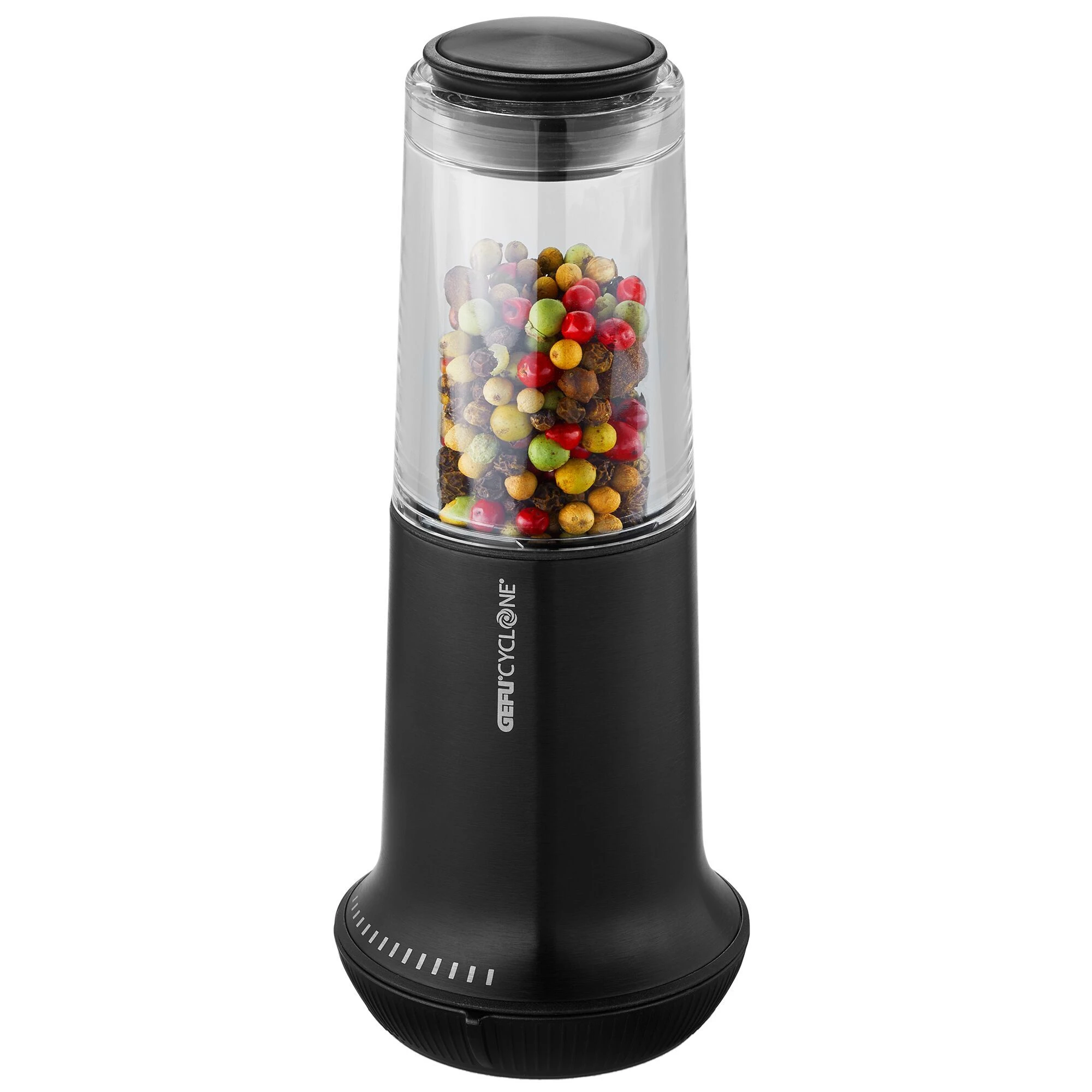 GEFU Мелничка за сол или пипер X-PLOSION® – размер L – цвят черен