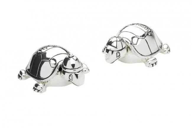 ZILVERSTAD Комплект от две кутийки (за зъбче и за кичур) “Костенурка“