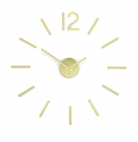 UMBRA Стенен часовник “BLINK“ - цвят месинг