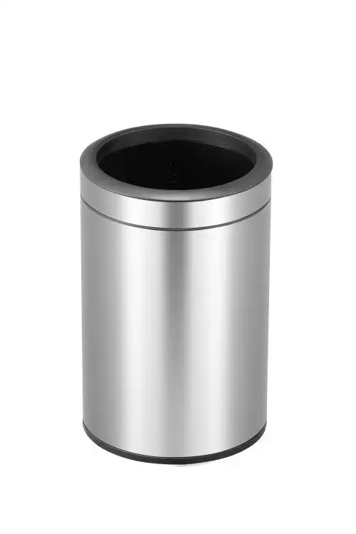 EKO Отворен кош за отпадъци “ROUND“ - 12 литра - мат