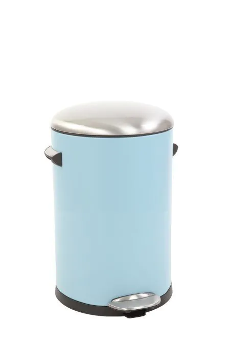 EKO Кош за отпадъци с педал  “BELLE DELUXE“- 12 литра - светло син