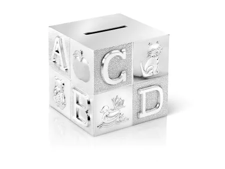 <p><strong>ZILVERSTAD Детска касичка “Кубче ABC“ <br />• Размер:</strong> 8,1 x 8,3 x 7,7 см <br /><strong>• Цвят: </strong>сребро<br /><strong>• Гланцово покритие</strong><br /><strong>• Тегло:</strong> 0,384 кг <br /><strong>• Бранд:</strong> ZILVERSTAD <br /><strong>Производител: Bredemeijer Group / Нидерландия</strong></p><br />Марка: Bredemaijer Group <br />Модел: ZV 6016260<br />Доставка: 2-4 работни дни<br />Гаранция: 2 години