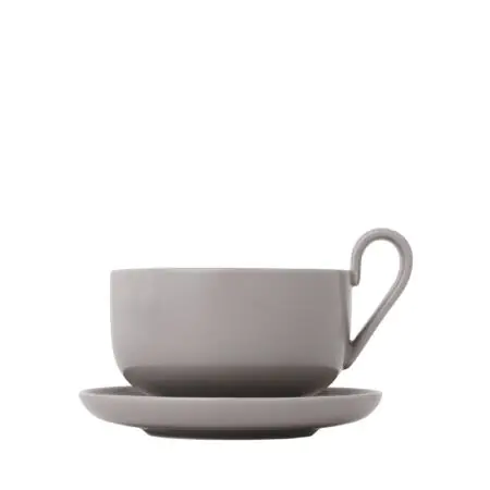 BLOMUS Комплект от 2 бр. чаши за чай - RO - цвят сив (Mourning Dove)