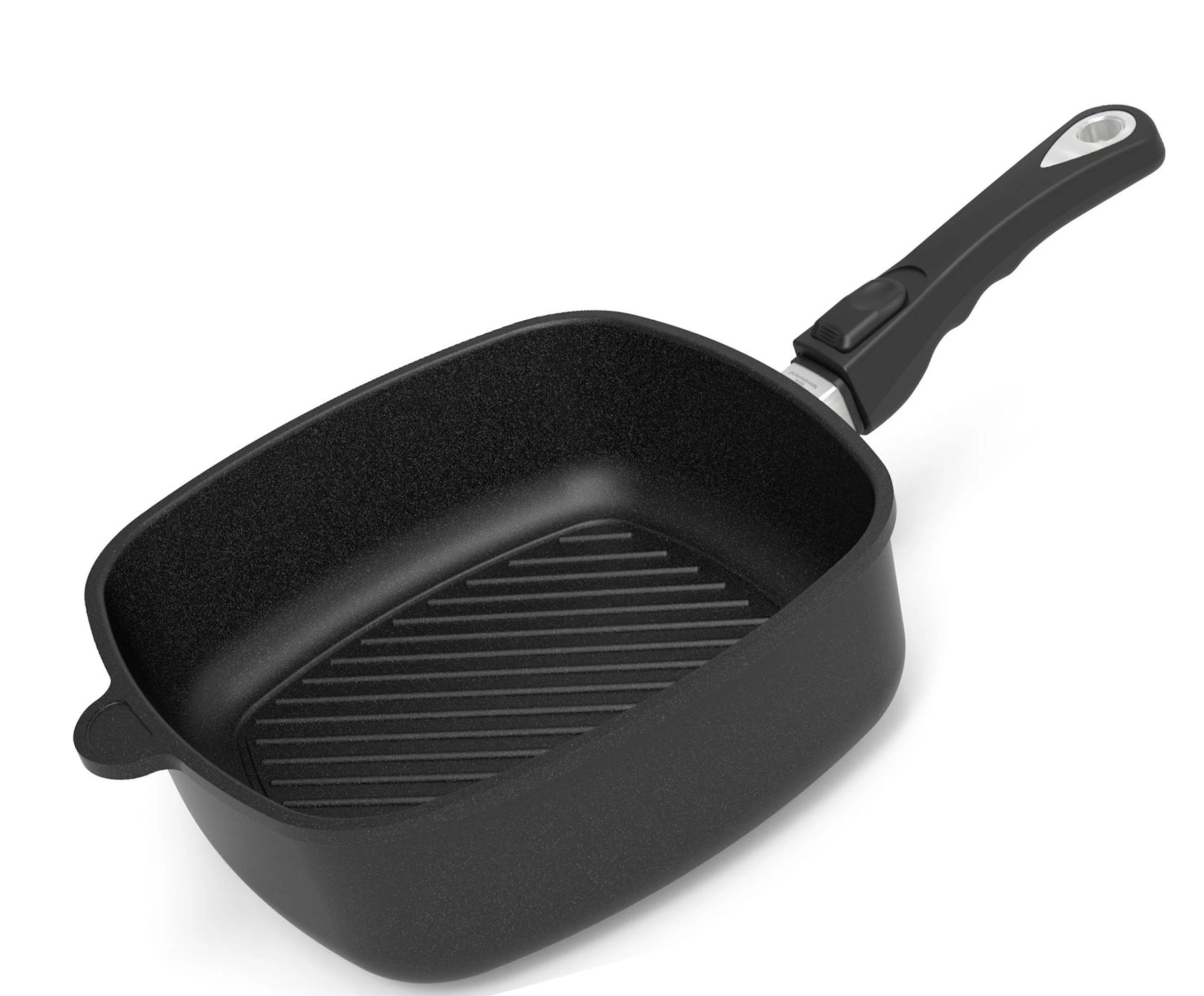 AMT Gastroguss Тиган скара дълбок – 26 х 26 см, височина 7 см, с мобилна дръжка