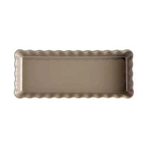 <p><strong>EMILE HENRY Керамична плитка провоъгълна форма за тарт "SLIM RECTANGULAR TART DISH" </strong><br />• <strong>Ръчно изработена от 100% естествени материали<br />• Устойчива на температури: </strong>- 20º С до + 270º С<strong><br />• Равномерно разпределение на топлината<br />• Задържа топлината на ястието по-дълго от обикновените съдове<br />• Висока устойчивост на надраскване <br /></strong>• <strong>Материал:  <span style="color: #ff0000;">HR® Ceramic (High Resistance) <span style="color: #000000;">/ </span></span></strong><span style="color: #ff0000;"><span style="color: #000000;">Високо устойчива керамика</span></span><strong><span style="color: #ff0000;"><span style="color: #000000;"> / </span><br />• <span style="color: #000000;">Без съдържание на олово, кадмий и никел</span><br /><span style="color: #000000;">• Външен размер вкл.дръжките: </span></span></strong><span style="color: #ff0000;"><span style="color: #000000;">36,5 х 15 х 5 см</span></span><span style="color: #ff0000;"><br /><strong><span style="color: #000000;">• Вътрешен размер: </span></strong><span style="color: #000000;">34,5 х 13 х 4</span><span style="color: #000000;"> см<br /></span></span><span style="color: #ff0000;"><span style="color: #000000;">• <strong>Вместимост:</strong> 1,3 литра</span><br /><span style="color: #000000;"><strong>• Тегло: </strong>1,09 кг</span><br /><span style="color: #000000;">• <strong>Цвят: </strong>сиво <strong>-</strong>бежов</span><br /><span style="color: #000000;">• <strong>Подходяща за: </strong>фурна / микровълнова фурна / фризер / съдомиялна машина</span><br /><strong><span style="color: #000000;">Производител: EMILE HENRY / Франция</span></strong></span></p><br />Марка: Emile Henry <br />Модел: EH 6034-95<br />Доставка: 2-4 работни дни<br />Гаранция: 2 години