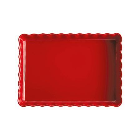 <p><strong>EMILE HENRY Керамична провоъгълна форма за тарт "DEEP RECTANGULAR TART DISH " </strong><br />• <strong>Ръчно изработена от 100% естествени материали<br />• Устойчива на температури: </strong>- 20º С до + 270º С<strong><br />• Равномерно разпределение на топлината<br />• Задържа топлината на ястието по-дълго от обикновените съдове<br />• Висока устойчивост на надраскване <br /></strong>• <strong>Материал:  <span style="color: #ff0000;">HR® Ceramic (High Resistance) <span style="color: #000000;">/ </span></span></strong><span style="color: #ff0000;"><span style="color: #000000;">Високо устойчива керамика</span></span><strong><span style="color: #ff0000;"><span style="color: #000000;"> / </span><br />• <span style="color: #000000;">Без съдържание на олово, кадмий и никел</span><br /><span style="color: #000000;">• Външен размер вкл.дръжките: </span></span></strong><span style="color: #ff0000;"><span style="color: #000000;">33,5 х 24 х 5 см</span></span><span style="color: #ff0000;"><br /><strong><span style="color: #000000;">• Вътрешен размер: </span></strong><span style="color: #000000;">31,5 х 22 х 4</span><span style="color: #000000;"> см<br /></span></span><span style="color: #ff0000;"><span style="color: #000000;">• <strong>Вместимост:</strong> 1,9 литра</span><br /><span style="color: #000000;"><strong>• Тегло: </strong>1,465 кг</span><br /><span style="color: #000000;">• <strong>Цвят:</strong>червен</span><br /><span style="color: #000000;">• <strong>Подходяща за: </strong>фурна / микровълнова фурна / фризер / съдомиялна машина</span><br /><strong><span style="color: #000000;">Производител: EMILE HENRY / Франция</span></strong></span></p><br />Марка: Emile Henry <br />Модел: EH 6038-34<br />Доставка: 2-4 работни дни<br />Гаранция: 2 години