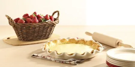 <p><strong>EMILE HENRY Керамична форма за тарт "RUFFLED TART DISH" </strong><br />• <strong>Ръчно изработена от 100% естествени материали<br />• Устойчива на температури: </strong>- 20º С до + 270º С<strong><br />• Равномерно разпределение на топлината<br />• Задържа топлината на ястието по-дълго от обикновените съдове<br />• Висока устойчивост на надраскване <br /></strong>• <strong>Материал:  <span style="color: #ff0000;">HR® Ceramic (High Resistance) <span style="color: #000000;">/</span></span></strong><span style="color: #ff0000;"><span style="color: #000000;"> Високо устойчива керамика</span></span><strong><span style="color: #ff0000;"><span style="color: #000000;"> / </span><br /><span style="color: #000000;">• Без съдържание на олово, кадмий и никел</span><br /><span style="color: #000000;">• Размер: </span></span></strong><span style="color: #ff0000;"><span style="color: #000000;">Ø</span></span><span style="color: #ff0000;"><span style="color: #000000;"> </span></span><span style="color: #ff0000;"><span style="color: #000000;">33 см х 4,5 см (h)<br /></span></span><span style="color: #ff0000;"><span style="color: #000000;">• <strong>Вместимост:</strong> 1 литър</span><br /><span style="color: #000000;"><strong>• Тегло: </strong>1,38 кг</span><br /><span style="color: #000000;">• <strong>Цвят: </strong>екрю</span><br /><span style="color: #000000;">• <strong>Подходяща за: </strong>фурна / микровълнова фурна / фризер / съдомиялна машина</span><br /><strong><span style="color: #000000;">Производител: EMILE HENRY / Франция</span></strong></span></p><br />Марка: Emile Henry <br />Модел: EH 6087-02<br />Доставка: 2-4 работни дни<br />Гаранция: 2 години