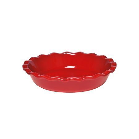 EMILE HENRY Керамична форма за пай "PIE DISH" - Ø 26 см - цвят червен