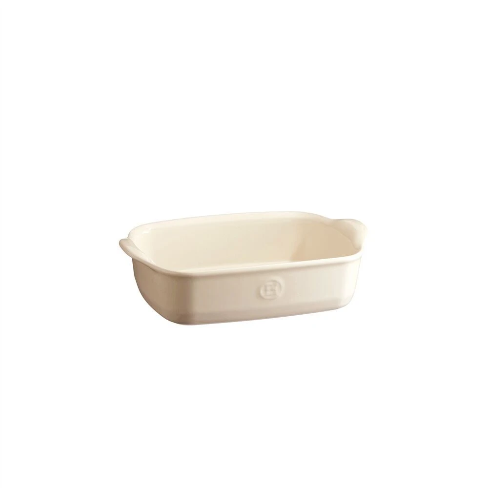 EMILE HENRY Керамична тава „INDIVIDUAL OVEN DISH“- 22х15см – цвят екрю