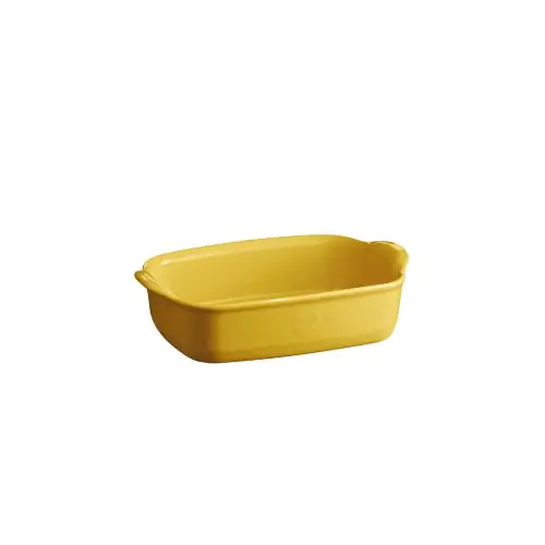 EMILE HENRY Керамична тава "INDIVIDUAL OVEN DISH"- 22х15см - цвят жълт