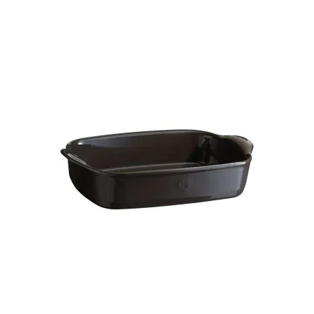 EMILE HENRY Керамична тава " SMALL RECTANGULAR OVEN DISH"- 30х19 см - цвят черен