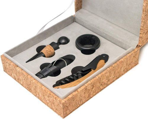 Vin Bouquet Подаръчен сет аксесоари за вино “CORK“ – 4 части