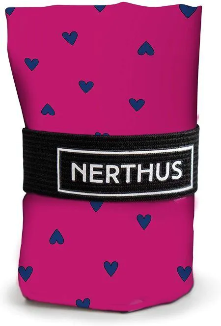 Nerthus Чанта за пазаруване "Сърчица" - розова