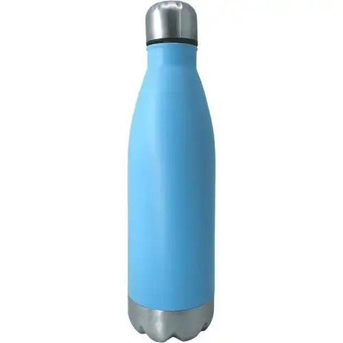 Nerthus Туристическа бутилка цвят син/инокс - 750 мл.