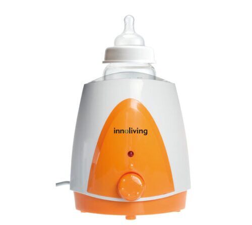 <p><strong>INNOLIVING Нагревател за бебешки бутилки<br /></strong><span>• Размери: 14.5 х 14,5 х 17.3 см.<br />• Тегло: 0.750 кг.</span><br /><span>• Таймер - до 5 мин.</span><br /><span>• Звукова аларма</span><br /><span>• Подходящ за всички видове бебешки бутилки</span><br /><span>• Мрежово захранване</span><br /><span>• Мощност: 4 W<br />• LED индикатор<br />• Мерителна чашка<br />• Кошничка/поставка за бебешки бутилки и буркани</span><span><br /></span><em><strong>Производител: INNOLIVING / Италия</strong></em></p><br />Марка: INNOLIVING S.P.A <br />Модел: INN - 301<br />Доставка: 2-4 работни дни<br />Гаранция: 2 години