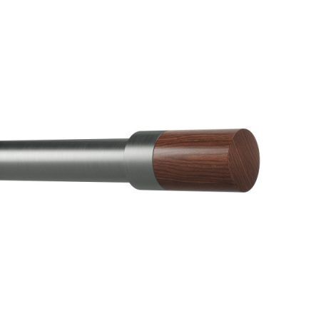 UMBRA Корниз “BLOK“ - цвят “Gun Metal“ - размер 183-366 см.