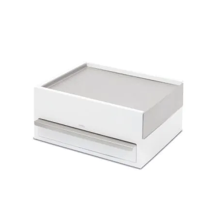 UMBRA Кутия за бижута и аксесоари “STOWIT“ - цвят бял / никел
