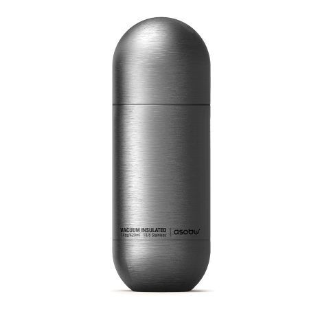 ASOBU Двустенна термо бутилка “ORB“ - 420 мл - цвят инокс