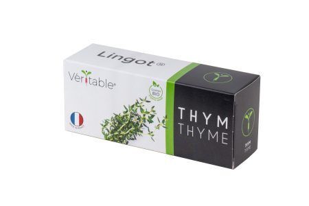 <p><strong>VERITABLE Lingot® Thyme Organic - Мащерка</strong><br /><strong>• Покълване: </strong>1-2 седмици<br /><strong>• Първа реколта: </strong>3-4 седмици<br /><strong>• Реколта:</strong> 4-6 мес. <br /><strong>• Органични семена<br /></strong><strong>• 100 % биоразградим<br /></strong><strong>• 100 % компостируем<br /></strong><strong>• Състав: 70% кокосов торф; 30% торф; тор; семена;<br /></strong><strong>• НЕ СЪДЪРЖА ПЕСТИЦИДИ!<br /></strong><strong>• НЕ СЪДЪРЖА ГМО!<br /></strong><strong>За употреба с домашни градини VERITABLE®<br /></strong><strong>Производител: VERITABLE® / Франция<br /></strong><strong>Инструкции за отглеждане:</strong> <span style="color: #ff0000;">(Виж. ПРИКАЧЕНИ ФАЙЛОВЕ)</span></p><br />Марка: VERITABLE <br />Модел: VLIN-A10-Thy005<br />Доставка: 2-4 работни дни<br />Гаранция: 2 години