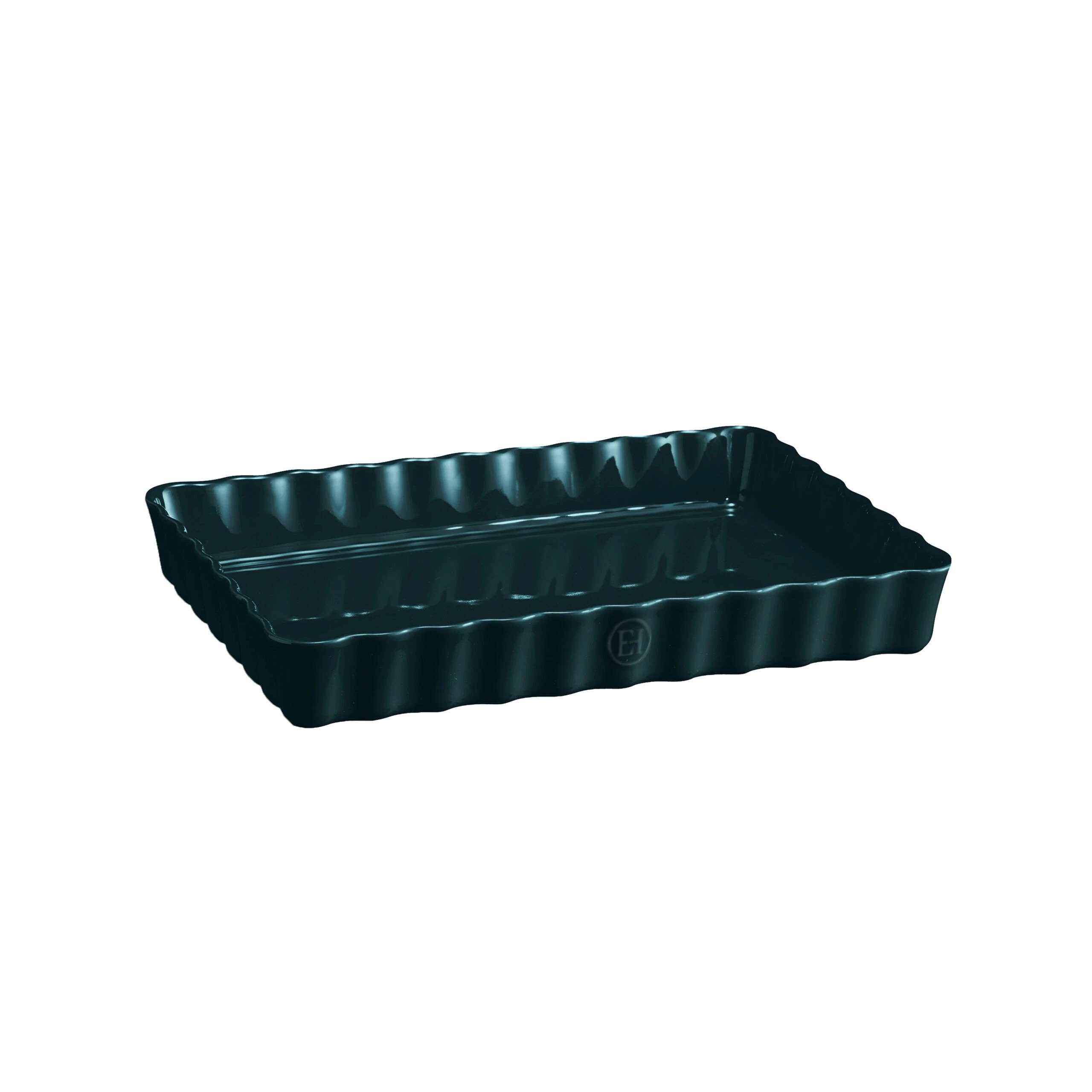 EMILE HENRY Керамична форма за тарт "DEEP TART DISH" - цвят тъмнозелен