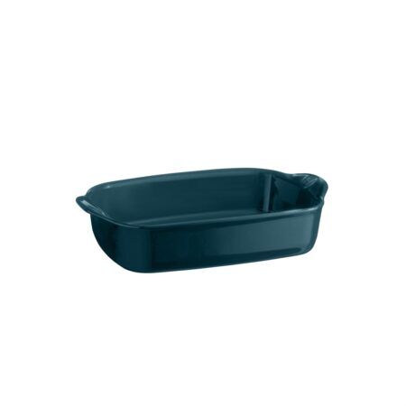EMILE HENRY Керамична тава " SMALL RECTANGULAR OVEN DISH"- 30х19 см - цвят синьо-зелен