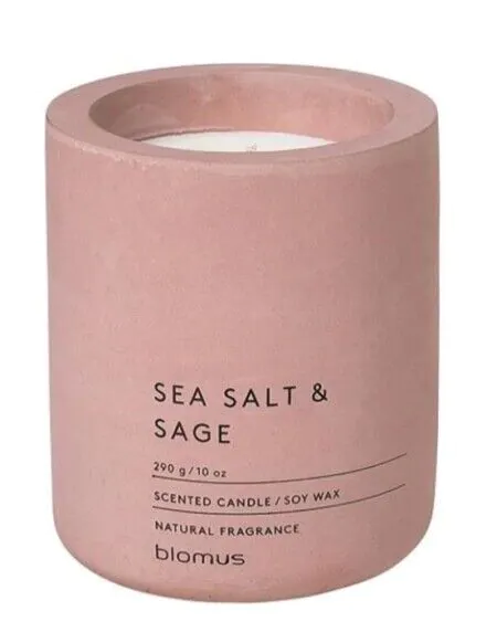 BLOMUS Ароматна свещ FRAGA размер L - цвят Withered Rose - аромат Sea Salt & Sage