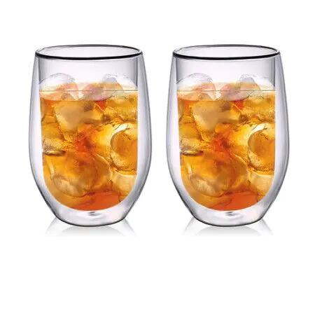 FAUBOURG Сет от 2 бр. двустенни стъклени чаши “LYON“ - 330 мл.