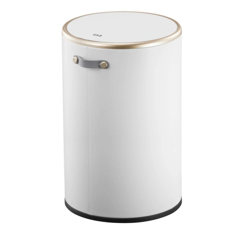 EKO Кош с педал “COSMO“  - 12 л. - бял