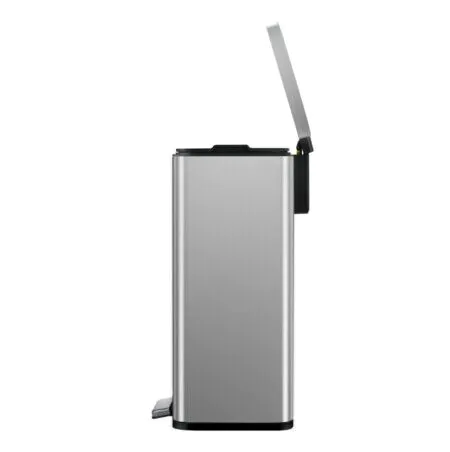 <p><strong>EKO EUROPE Кош за отпадъци с педал “MADISON“ - матиран - 50 л.</strong><br /><span>• </span><strong>Материал:</strong><span> матирана неръждаема стомана, пластмаса</span><br /><span>• </span><strong>Цвят: </strong><span>инокс </span><br /><span>• </span><strong>Функция за заключване на капака в отворена позиция за лесно почистване или смяна на торбата</strong><br /><span>• </span><strong>Вместимост:</strong><span> 50 литра</span><br /><span>• </span><strong>Размери:</strong><span> 69 х 39 х 47 см.</span><br /><span>• </span><strong>Вътрешна пластмасова кофа</strong><br /><span>• </span><strong>Покритие срещу пръстови отпечатъци</strong><br /><span>• </span><strong>Безшумно отваряне и затваряне на капака</strong><br /><span>• </span><strong>Отделение с филтър </strong><br /><span>• </span><strong>Фиксатор за найлонов чувал / торба</strong><br /><strong>Производител: EKO EUROPE / Холандия</strong></p><br />Марка: EKO-EUROPE <br />Модел: EKO 936150 - Matt s/s<br />Доставка: 2-4 работни дни<br />Гаранция: 2 години