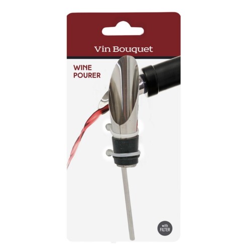 <p><strong><strong>Vin Bouquet </strong>Накрайник за наливане<br />• Размери на опаковката:</strong> 16 x 8 x 3.8 см.<br /><strong>• Тегло:</strong> 0,017 кг.<br /><strong>• Материал:</strong> Стомана<br /><strong>Производител: Vin Bouquet, Испания</strong></p><br />Марка: Vin Bouquet <br />Модел: VB FIA 052<br />Доставка: 2-4 работни дни<br />Гаранция: 2 години