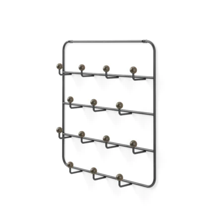 <p><strong>UMBRA Закачалки за стена или врата с 14 куки “ESTIQUE“<br /></strong><span><strong>• С 14 бр куки<br />• 2 бр куки за окачване на врата<br />• </strong></span><strong>Цвят:</strong><span> черен / орех</span><br /><span>• </span><strong>Размер:</strong><span> 36 x 11 x 60 см</span><br /><span>• </span><strong>Размер на опаковката:</strong><span> 38 х 6 х 38 см</span><br /><span>• </span><strong>Тегло:</strong><span> 0,78 кг</span><br /><span>• </span><strong>Материал:</strong><span> стомана</span><br /><strong>Производител: UMBRA / Канада</strong><br /><em><strong>DESIGN: EUGENIE DE LOYNES</strong></em></p><br />Марка: Umbra HK Limited <br />Модел: UMBRA 1004045-048<br />Доставка: 2-4 работни дни<br />Гаранция: 2 години