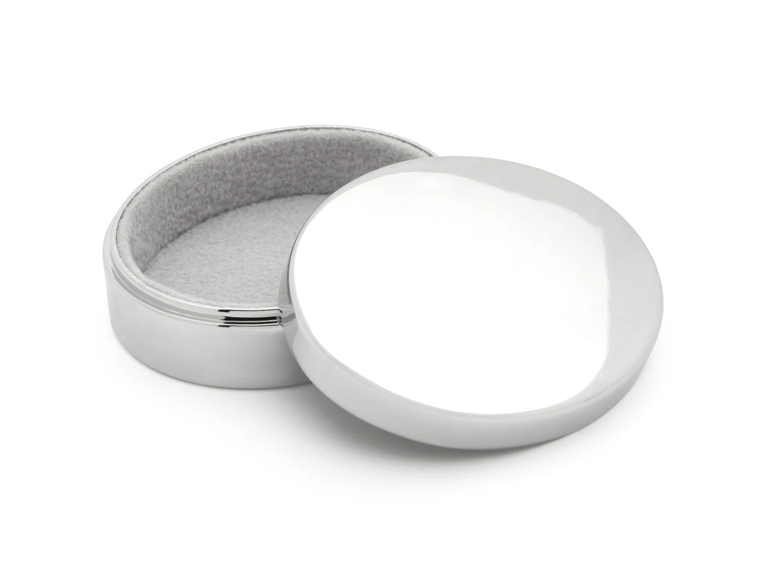 ZILVERSTAD Овална кутийка за зъбче или кичур - цвят сребро