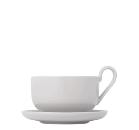 BLOMUS Комплект от 2 бр.чаши за чай - RO - цвят светло сив (NimbusCloud)