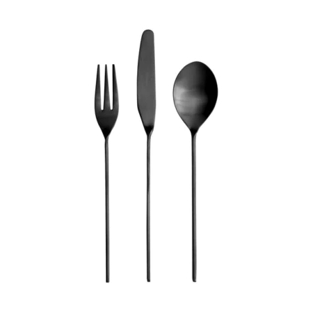 HERDMAR Прибори за хранене “MALMO“- 24 части - черен мат