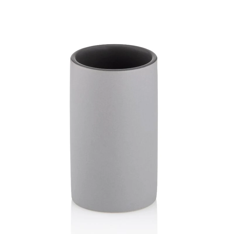 KELA Поставка/Чаша за четки за зъби “Matsi“ - светло сива