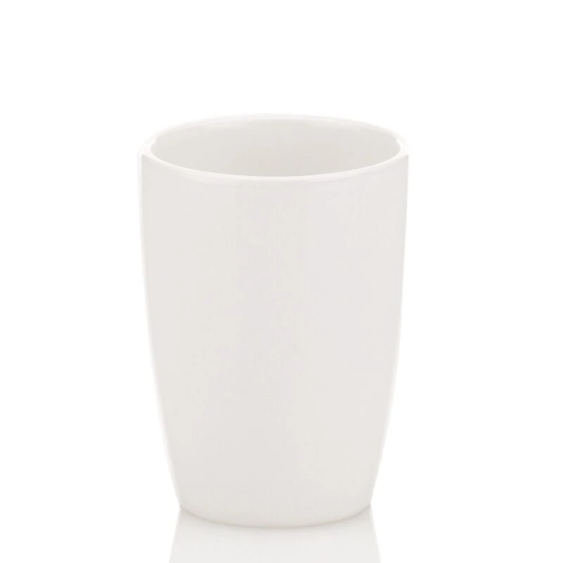 KELA Поставка/Чаша за четки за зъби “Natura“ - бялa