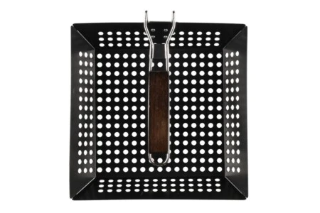 <p><strong>MUSTANG Перфориран BBQ тиган за зеленчуци - 30х30 см.</strong><br /><strong>• Материал:</strong><span> стомана, незалепващо покритие, дърво<br /></span><strong>• Размери:</strong><span> 30 х 30,5 х 12 см. <br />•<strong> Тегло:</strong> 0,8 кг.</span><br /><strong>• Удобна сгъваема дръжка</strong><br /><strong>• Перфориран за оптимална циркулация на топлината<br />• Не е подходящ за съдомиялна машина</strong><br /><strong>Производител: Tammer Brands/ Финландия</strong></p><br />Марка: MUSTANG <br />Модел: TB MUS 210929<br />Доставка: 2-4 работни дни<br />Гаранция: 2 години