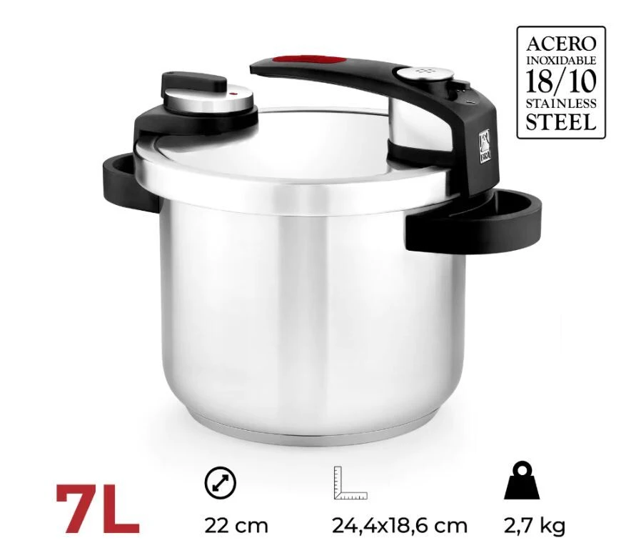 BRA Тенджера под налягане “TEKNA“ - 7 л.