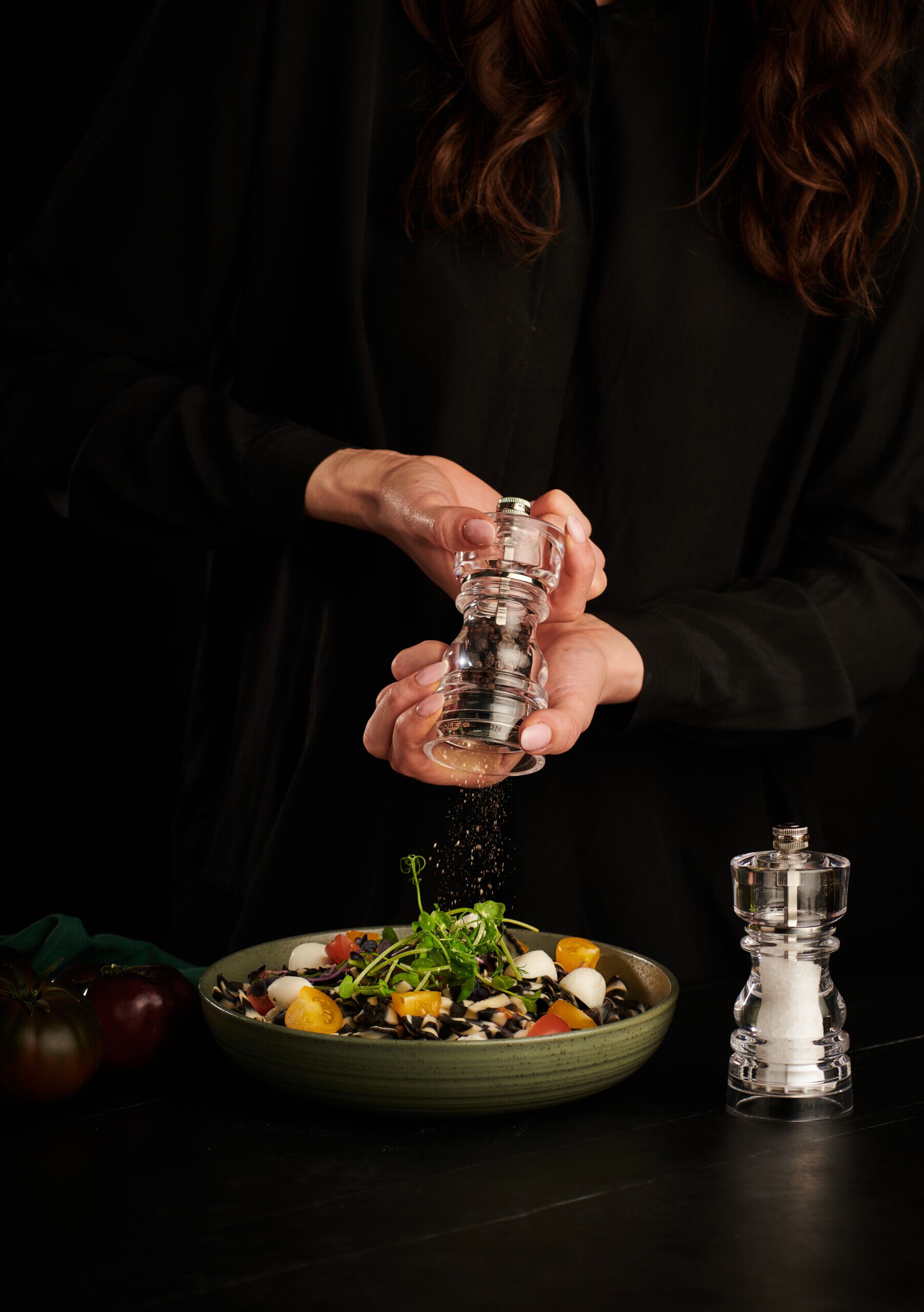 COLE & MASON Комплект мелнички за сол и пипер “LONDON“ – 13 см. – прозрачни