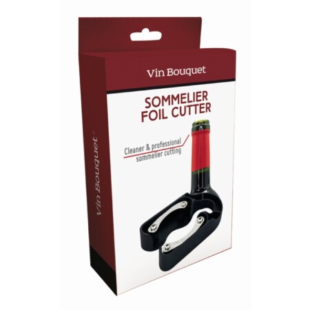 <p><strong>Vin Bouquet Резачка за фолио “SOMELIER“</strong><br /><span><strong>• Размери:</strong> <span>1,5 x 4,2 x 6,7</span><span> </span>см.</span><br /><span><strong>• Тегло:</strong> 0,020 кг.</span><br /><span><strong>• Цвят:</strong> Черен</span><span><br /></span><strong>Производител: Vin Bouquet, Испания</strong></p><br />Марка: Vin Bouquet <br />Модел: VB FID 1161<br />Доставка: 2-4 работни дни<br />Гаранция: 2 години