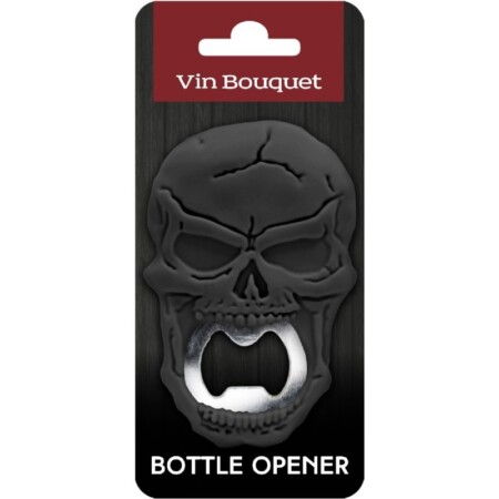 <p><strong>Vin Bouquet Отварачка за бутилки ЧЕРЕП - черна</strong><br /><strong>• Размери:</strong><span> <span>8 x 5 см</span>.<br /><strong>• Размери на опаковката:</strong> 13,8 x 6,3 x 1,1 см.</span><br /><strong>• Тегло:</strong><span> 0,040 кг.<br /><strong>• Цвят: </strong>черен<br /><strong>• Дизайн:</strong> ЧЕРЕП </span><br /><strong>Производител: Vin Bouquet, Испания</strong></p><br />Марка: Vin Bouquet <br />Модел: VB FID 1428<br />Доставка: 2-4 работни дни<br />Гаранция: 2 години