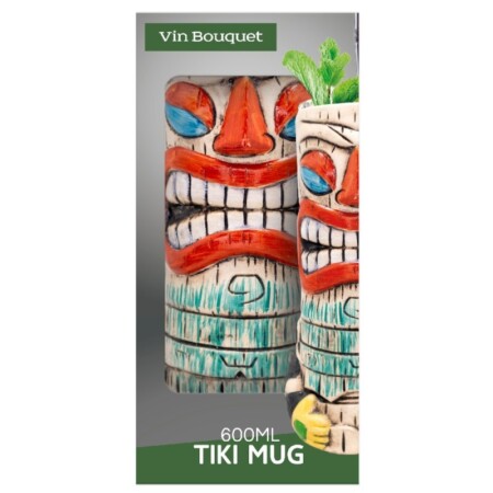 <p><strong>Vin Bouquet Порцеланова чаша за коктейли “TIKI A“ - 600 мл.</strong><br /><span><strong>• Размери:</strong> <span>19 x 8 x 7,5</span><span> </span>см.</span><br /><span><strong>• Тегло:</strong> 0,530 кг.</span><br /><span><strong>• Материал:</strong> Порцелан</span><br /><span><strong>• Капацитет:</strong> 0,600 л.<br /><strong>• Дизайн:</strong> TIKI A<br /><strong>• Подходяща за съдомиялна машина</strong></span><br /><strong>Производител: Vin Bouquet, Испания</strong></p><br />Марка: Vin Bouquet <br />Модел: VB FIK 1403<br />Доставка: 2-4 работни дни<br />Гаранция: 2 години