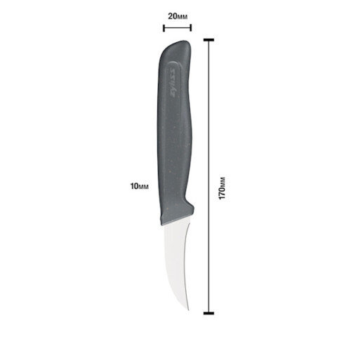 <p><strong>ZYLISS Нож за белене - 6 см. - сив</strong><br /><span><strong><strong><strong><strong><strong>• Размери на продукта:</strong></strong></strong></strong></strong> 17 х 2 см<br /><strong>• Дължина на острието:</strong> 6 см.<strong><strong><strong><strong><br /><strong>• Тегло:</strong> </strong></strong></strong></strong>0,040 кг.<strong><strong><strong><strong><br /><strong>• Материал:</strong> </strong></strong></strong></strong>немска неръждаема стомана,пластмаса<strong><strong><strong><strong><br />• Ергономична дръжка<br /><strong>• Подходящ за съдомиялна машина </strong><br /></strong><strong><strong>Производител: ZYLISS / Швейцария </strong></strong></strong></strong></strong><em><strong><em><strong><br /></strong></em><br /></strong></em></span><span style="color: #ff0000;"><strong>ВНИМАНИЕ!!! </strong><strong>ПАЗЕТЕ ОТ ДЕЦА!!!</strong></span></p><br />Марка: ZYLISS <br />Модел: ZYLISS 920284<br />Доставка: 2-4 работни дни<br />Гаранция: 2 години