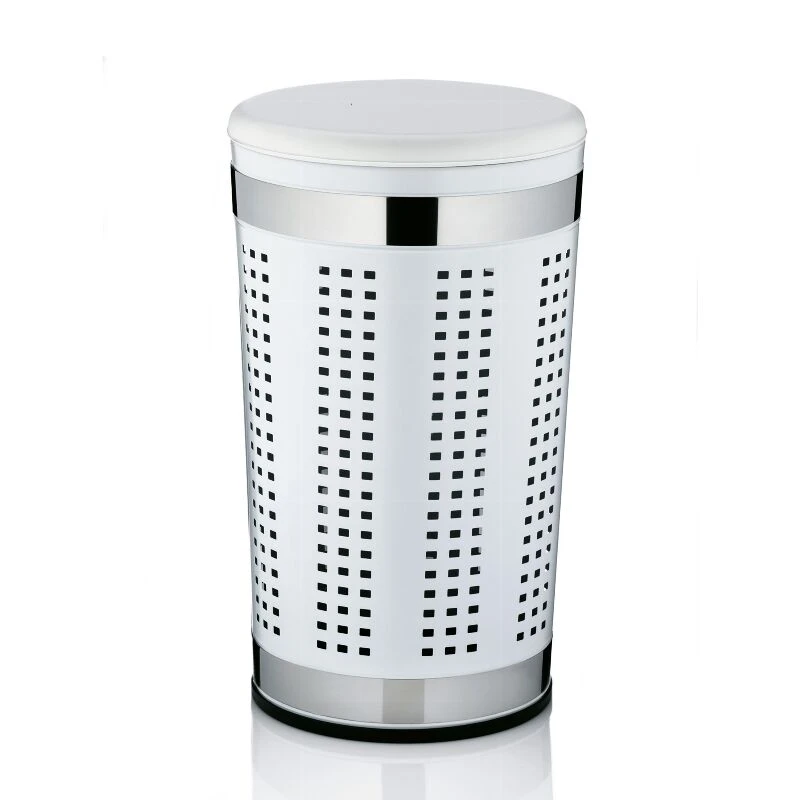 KELA Kош за пране и табуретка 2в1 “Sevilla“ - бял