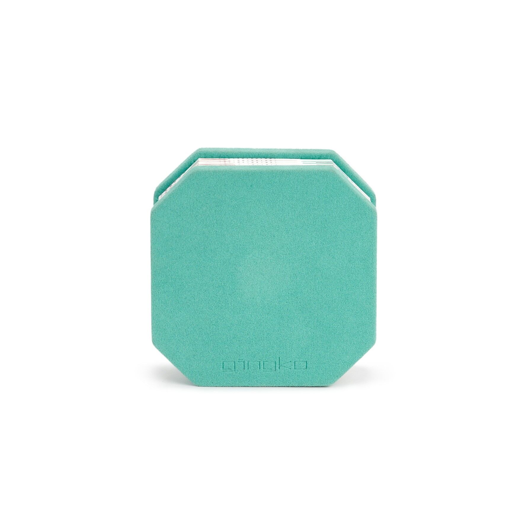 GINGKO Смарт лампа акордеон – тюркоазено кадифе и геометрични фигури