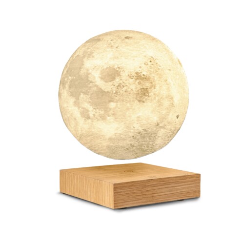 <p><strong>GINGKO Левитираща смарт лампа “MOON“ - цвят бял ясен</strong><br /><strong>• Семпъл и елегантен дизайн</strong><br /><strong>• Захранване: 12V - 1A AC/DC адаптор (включен)</strong><strong><br /></strong><strong>• Размери на основата: </strong><span>12</span><span> х 12 х 3 см.<br /></span><strong>• Диаметър на луната:</strong> Ø <span>14 см.</span><br /><strong>• Материал:</strong><span> бял ясен, PLA 3D принтирана луна<br /></span><strong>• Тегло:</strong><span> 0,800 кг.</span><br /><strong>• Тегло с опаковка:</strong><span> 0,186 кг.</span><br /><strong>• Цветна температура: <br /></strong><span> - топла жълта светлина -  2700К<br /></span><span> - топла бяла светлина - 3500К<br /> - бяла светлина - 5000К<br /><strong>• Мощност на крушката: </strong>1,5 W LED<br /><strong>• Благодарение на вградения магнит, луната се носи и бавно се върти в пространството над стойката, създавайки зашеметяващ визуален ефект<br /><span>• Дървото, хартията, каучукът или коркът, използвани за създаването на този продукт, са сертифицирани от Съвета за управление на горите (FSC) -  организация с нестопанска цел, посветена на популяризирането на екологично и устойчиво горско стопанство</span></strong><br /></span><strong>• Опаковано в красива подаръчна кутия<br /></strong><strong>Производител: GINGKO DESIGN/ Англия</strong></p><br />Марка: Gingko Design <br />Модел: Gingko G019AH<br />Доставка: 2-4 работни дни<br />Гаранция: 2 години