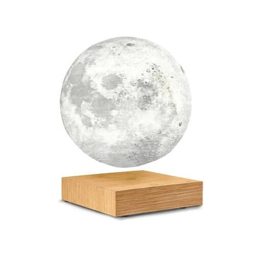 GINGKO Левитираща смарт лампа “MOON“ - цвят бял ясен