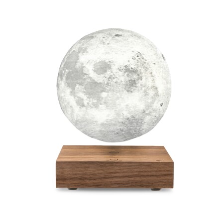 <p><strong>GINGKO Левитираща смарт лампа “MOON“ - цвят орех</strong><br /><strong>• Семпъл и елегантен дизайн</strong><br /><strong>• Захранване: 12V - 1A AC/DC адаптор (включен)</strong><strong><br /></strong><strong>• Размери на основата: </strong><span>12</span><span> х 12 х 3 см.<br /></span><strong>• Диаметър на луната:</strong><span> Ø </span><span>14 см.</span><br /><strong>• Материал:</strong><span> орех, PLA 3D принтирана луна<br /></span><strong>• Тегло:</strong><span> 0,800 кг.</span><br /><strong>• Тегло с опаковка:</strong><span> 0,186 кг.</span><br /><strong>• Цветна температура: <br /></strong><span> - топла жълта светлина -  2700К<br /></span><span> - топла бяла светлина - 3500К<br /> - бяла светлина - 5000К<br /><strong>• Мощност на крушката: </strong>1,5 W LED<br /><strong>• Благодарение на вградения магнит, луната се носи и бавно се върти в пространството над стойката, създавайки зашеметяващ визуален ефект<br /><span>• Дървото, хартията, каучукът или коркът, използвани за създаването на този продукт, са сертифицирани от Съвета за управление на горите (FSC) -  организация с нестопанска цел, посветена на популяризирането на екологично и устойчиво горско стопанство</span></strong><br /></span><strong>• Опаковано в красива подаръчна кутия<br /></strong><strong>Производител: GINGKO DESIGN/ Англия</strong></p><br />Марка: Gingko Design <br />Модел: Gingko G019WT<br />Доставка: 2-4 работни дни<br />Гаранция: 2 години