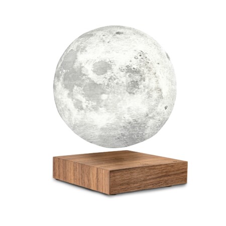 <p><strong>GINGKO Левитираща смарт лампа “MOON“ - цвят орех</strong><br /><strong>• Семпъл и елегантен дизайн</strong><br /><strong>• Захранване: 12V - 1A AC/DC адаптор (включен)</strong><strong><br /></strong><strong>• Размери на основата: </strong><span>12</span><span> х 12 х 3 см.<br /></span><strong>• Диаметър на луната:</strong><span> Ø </span><span>14 см.</span><br /><strong>• Материал:</strong><span> орех, PLA 3D принтирана луна<br /></span><strong>• Тегло:</strong><span> 0,800 кг.</span><br /><strong>• Тегло с опаковка:</strong><span> 0,186 кг.</span><br /><strong>• Цветна температура: <br /></strong><span> - топла жълта светлина -  2700К<br /></span><span> - топла бяла светлина - 3500К<br /> - бяла светлина - 5000К<br /><strong>• Мощност на крушката: </strong>1,5 W LED<br /><strong>• Благодарение на вградения магнит, луната се носи и бавно се върти в пространството над стойката, създавайки зашеметяващ визуален ефект<br /><span>• Дървото, хартията, каучукът или коркът, използвани за създаването на този продукт, са сертифицирани от Съвета за управление на горите (FSC) -  организация с нестопанска цел, посветена на популяризирането на екологично и устойчиво горско стопанство</span></strong><br /></span><strong>• Опаковано в красива подаръчна кутия<br /></strong><strong>Производител: GINGKO DESIGN/ Англия</strong></p><br />Марка: Gingko Design <br />Модел: Gingko G019WT<br />Доставка: 2-4 работни дни<br />Гаранция: 2 години